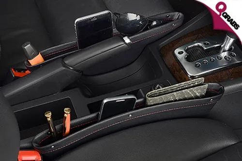 From QR49 Never Lose Anything In your Car with a Set of Two CatchCaddy Leather Seat Pocket Catchers! (Up to QR210 Value)
